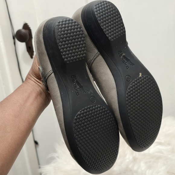 Dansko Shoes Fawna Mary Jane Gray Soft Leather Size 38 - Picture 4 of 9